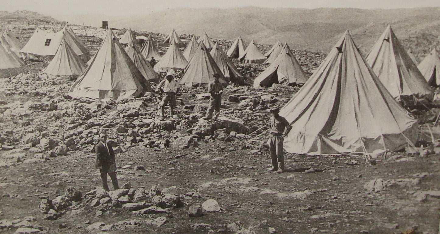 Photo Print, Jewish Palestine Israel 1920s Jerusalem Trumpeldor Workers Hashomer