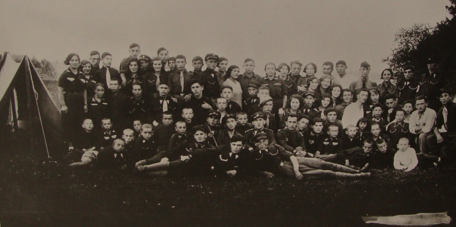 Photo Print, 1937 Lithuania Youth Movement Zionist Jews Jewish Judaica