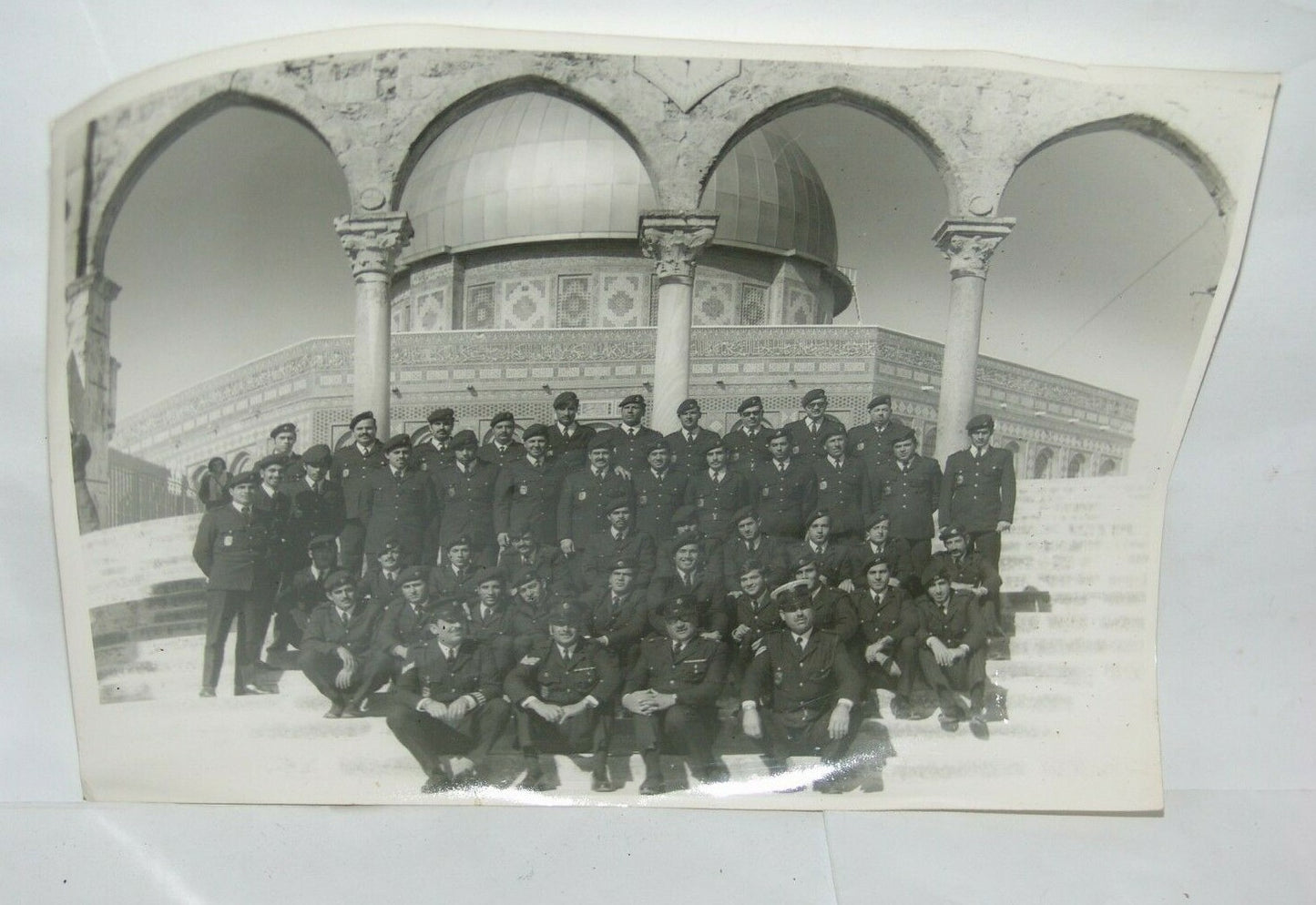 Photo Jewish Ad Judaica israel israeli Police Jerusalem temple mount Badge Rank
