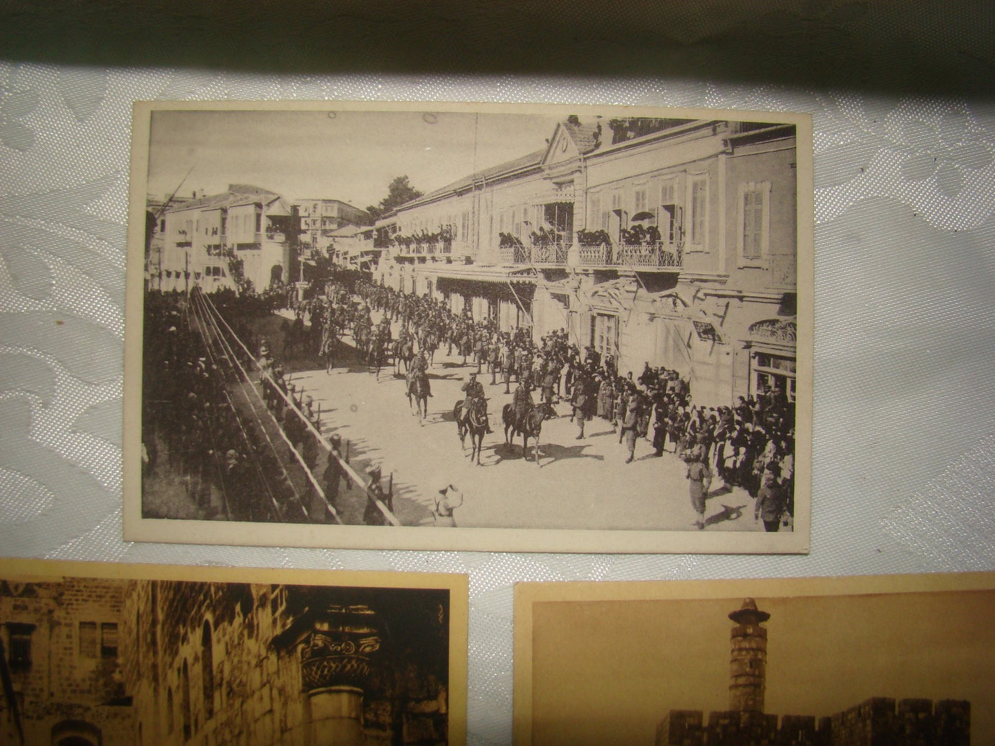 Photo Palestine Card RARE Jewish Judaica Eretz Israel Simini Postcard Jerusalem
