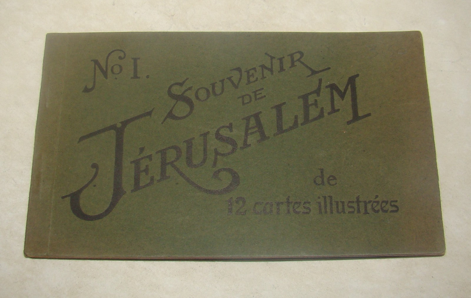 Booklet Palestine Card Jewish Judaica Israel Souvenir De Jerusalem 12 Postcard