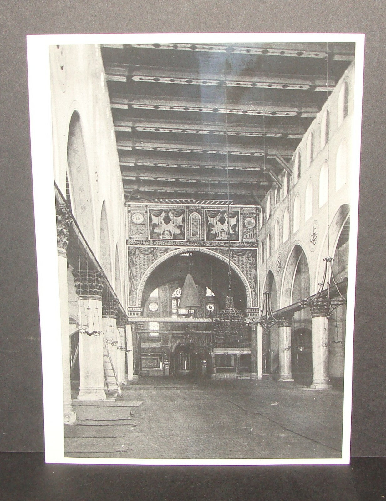 Photo Print Palestine Ad HQ CECIL SHADBOLT 1888 Jerusalem El Aqsa Mosque Walks