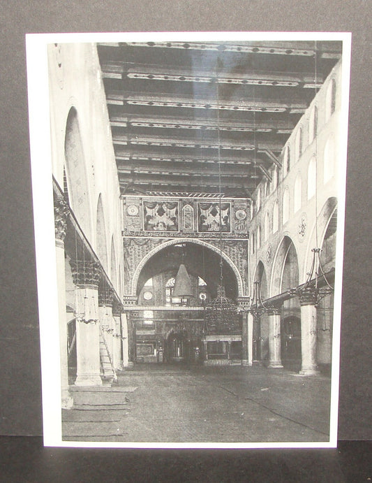 Photo Print Palestine Ad HQ CECIL SHADBOLT 1888 Jerusalem El Aqsa Mosque Walks