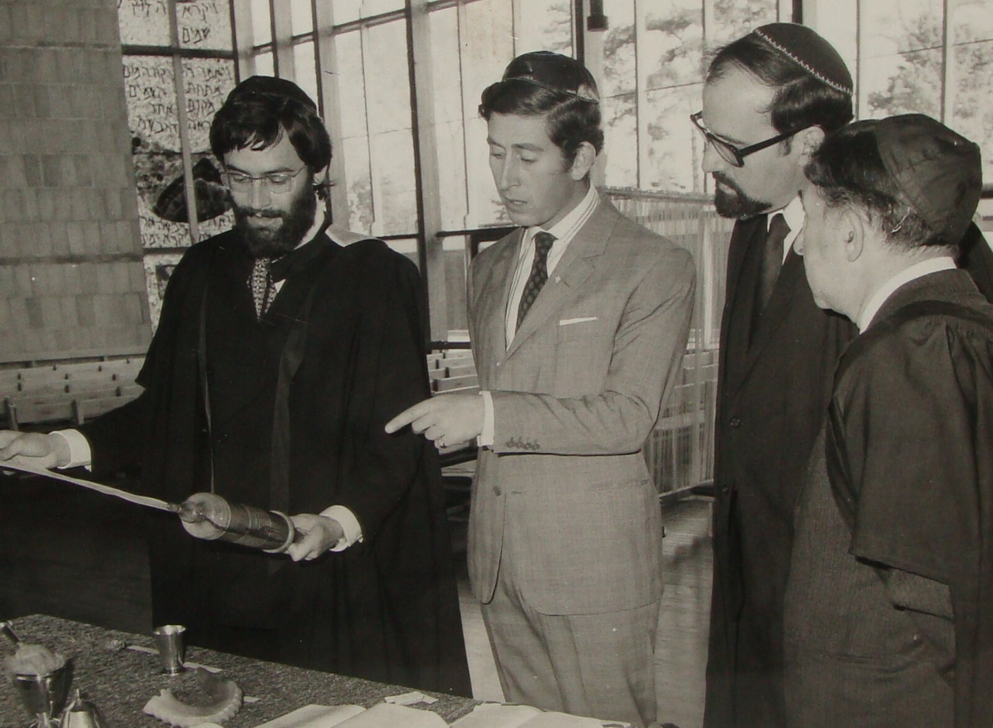 Photo Jewish Judaica England Britain Prince Charles US Baltimore Wallingford