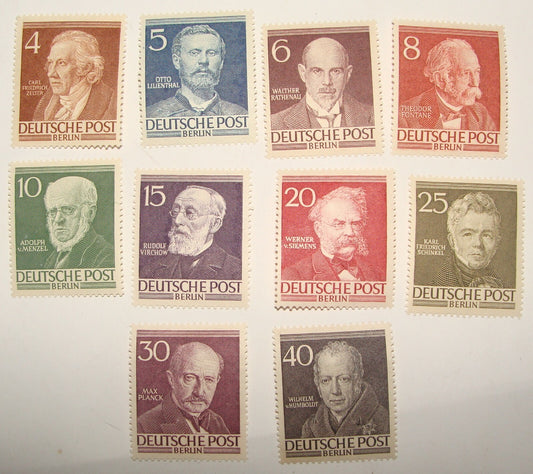 Germany   1952 1953 Stamp Lot Berlin MNH
