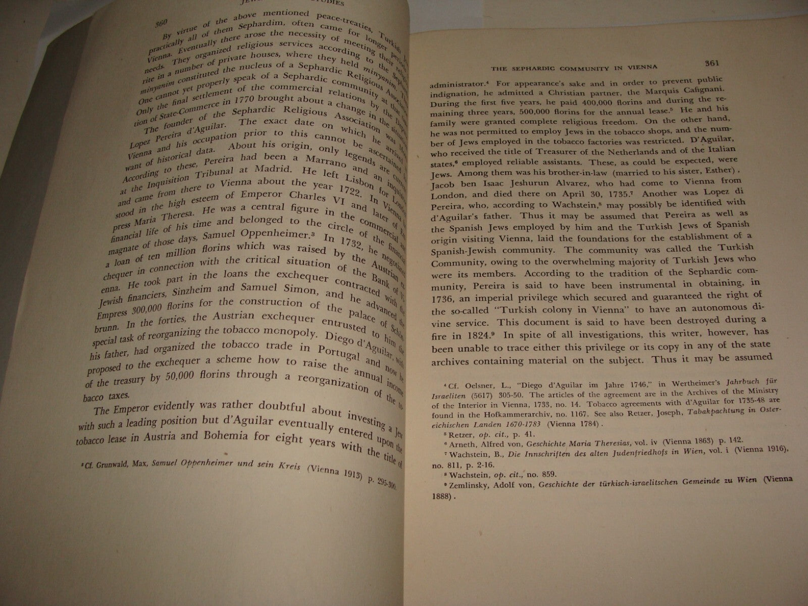 Booklet Jewish Judaica 1948 Sephardic Community in Vienna