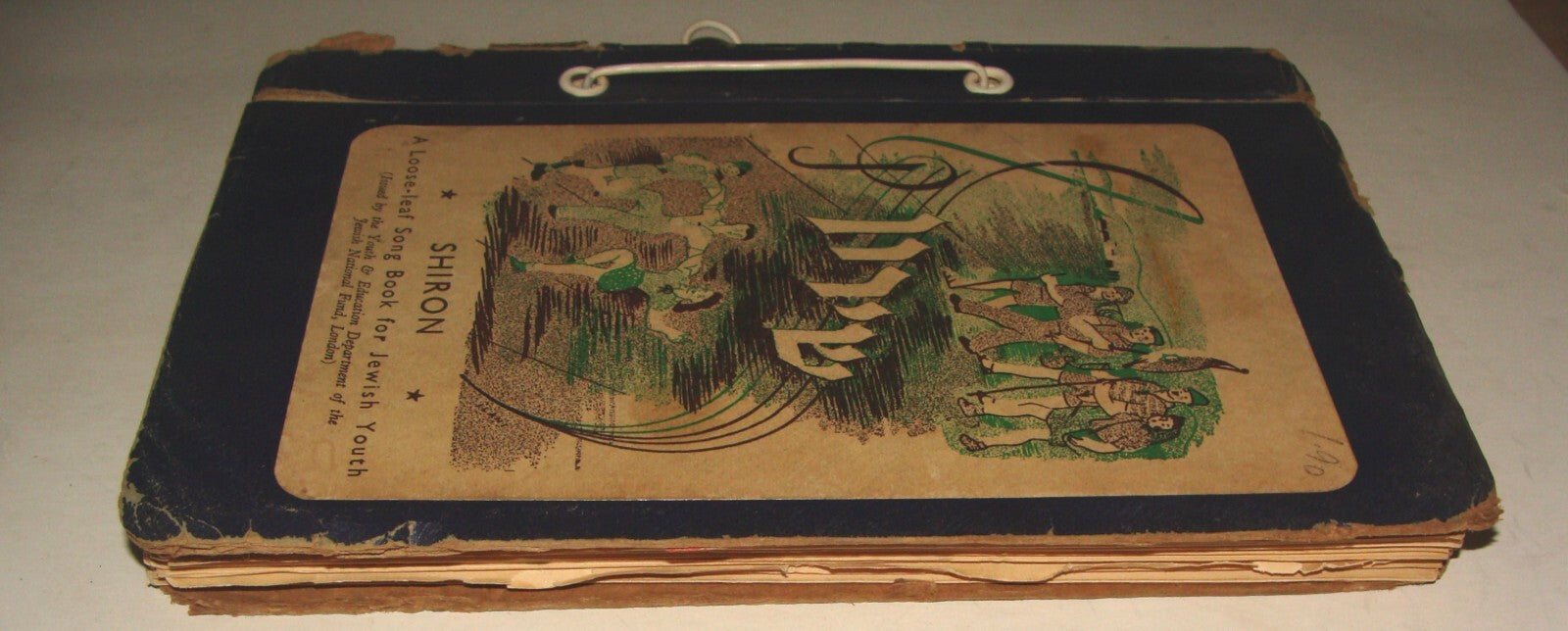 Book Jewish Judaica National Fund London England Zionist Youth Songs Hebrew