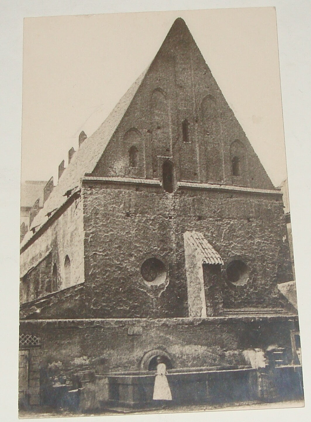 Photo Jewish Card Judaica Prag Prague Synagogue Postcard Altneusynagogue Czech