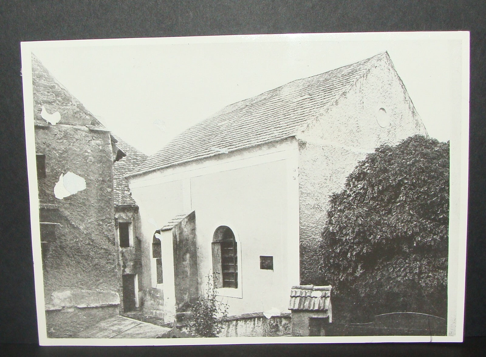 Photo Print, Judaica Jewish Synagogue Czech Czechoslovakia Libochovice 1930s