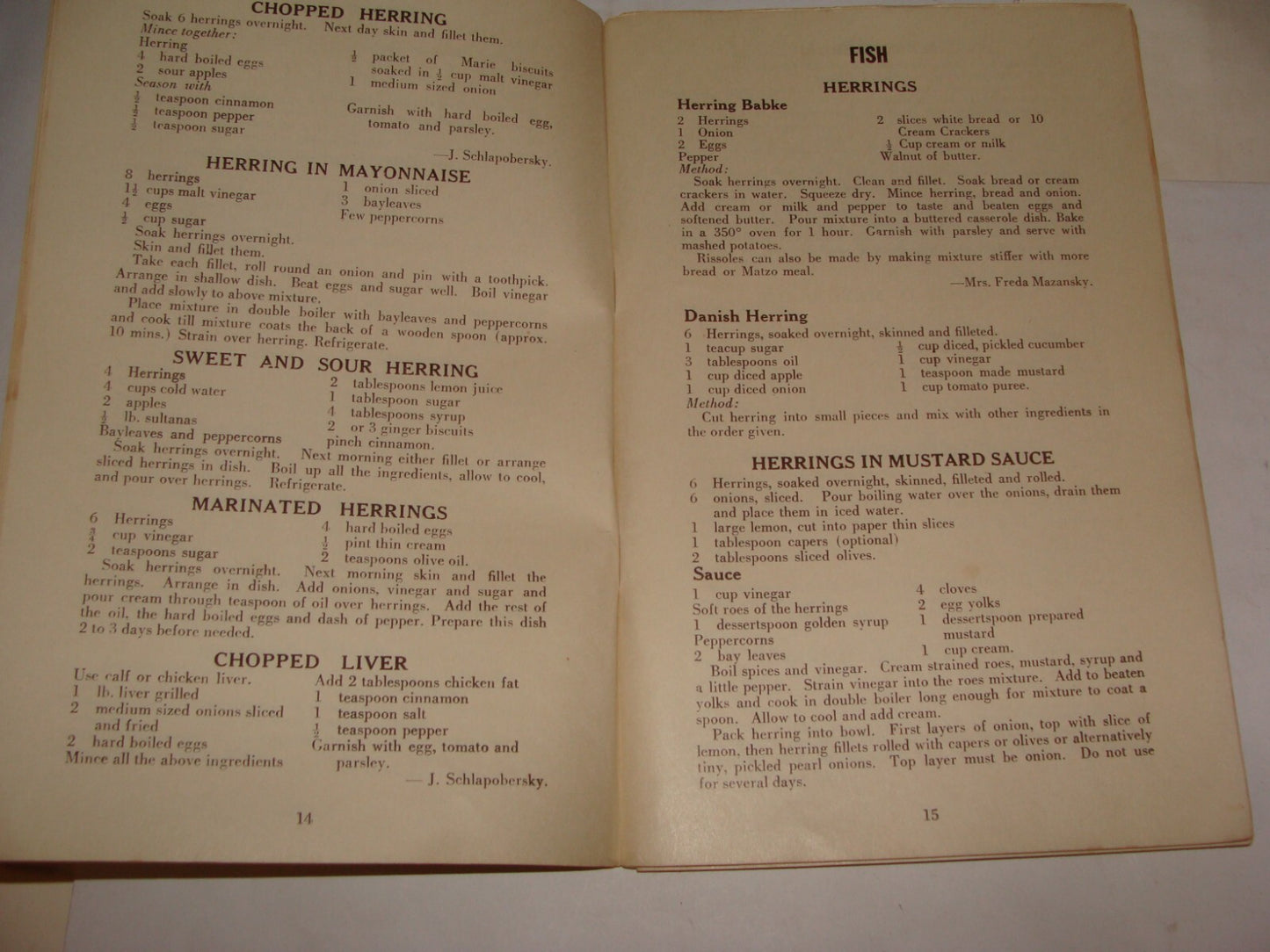 Book Jewish Judaica 1958 South Africa RECIPES King David Schools Ladies