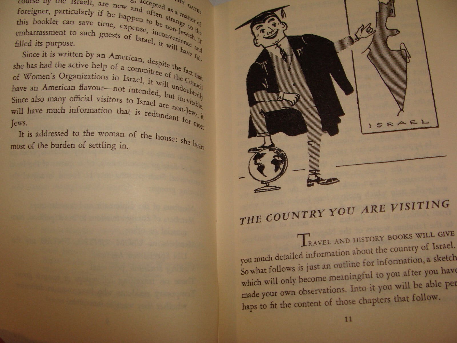 Book Jewish Judaica 1959 The Stranger Within Thy Gates Israel Guide Map English