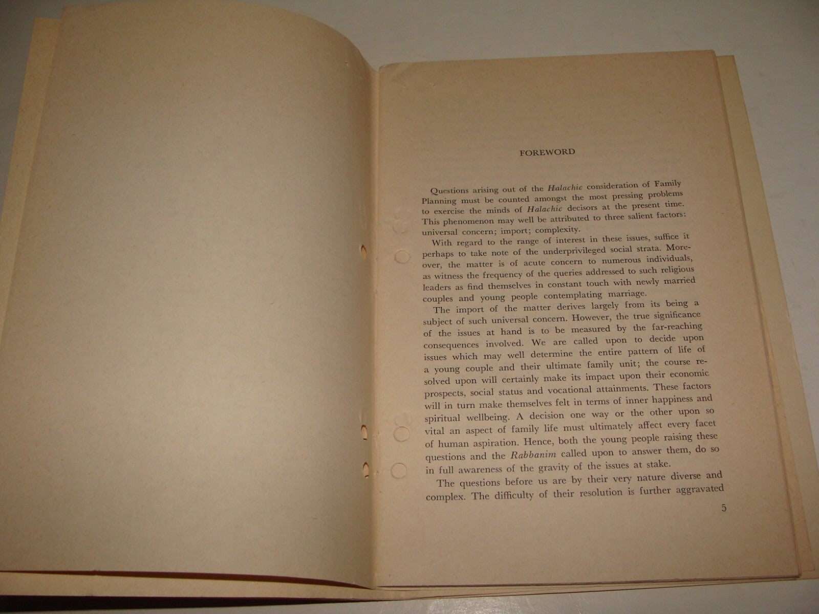 Booklet Israel Judaica Judaica PROCREATION IN HALACHA Zionist Bible Torah