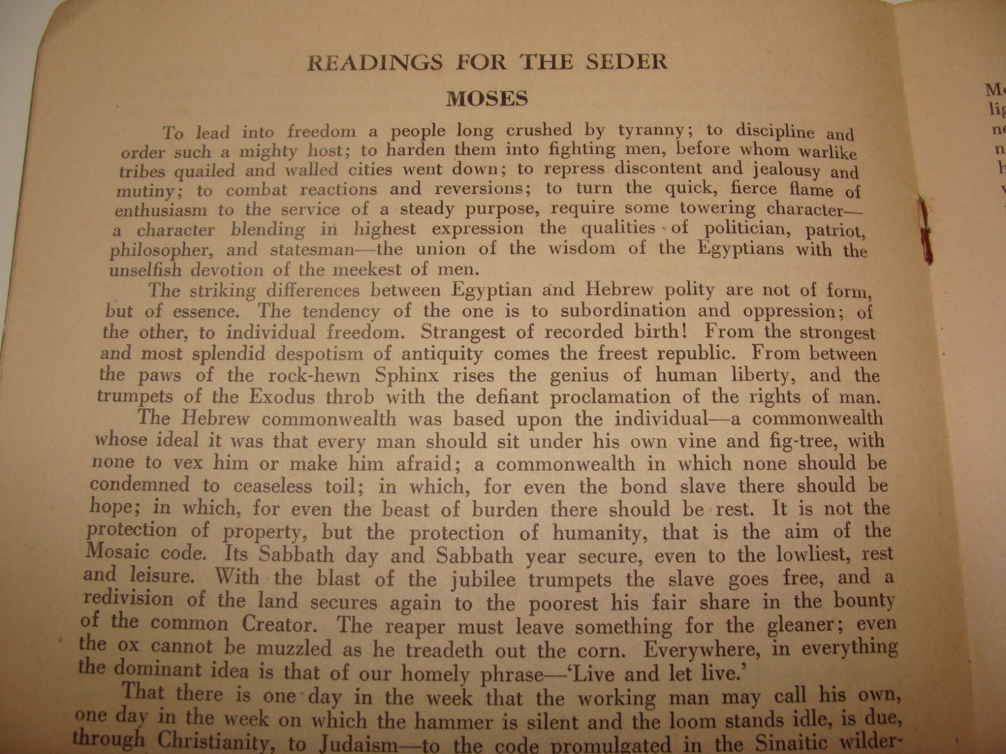 $ American Judaica Jewish 1950s HOW TO CELEBRATE PASSOVER AT HOME Rabbi Gordon