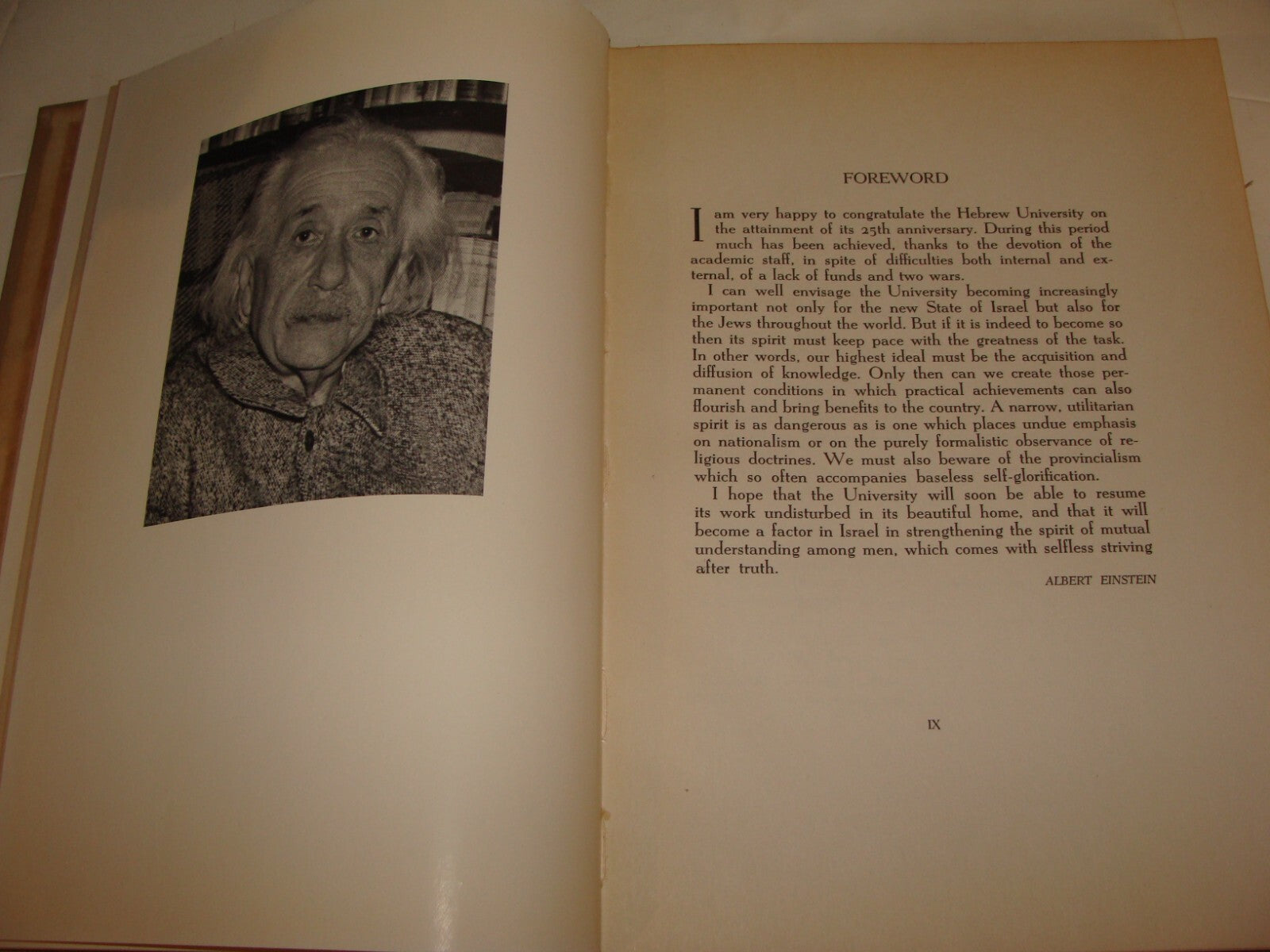 Book Jewish Judaica Hebrew University Of Jerusalem 1925-1950 Semi Jubilee Photos