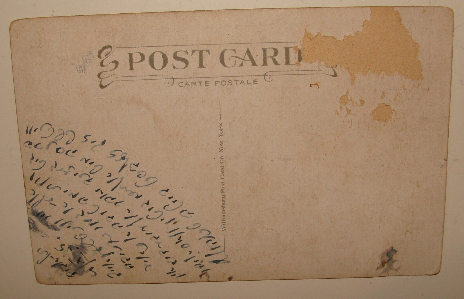 $ Card Palestine 1930s Jewish American Judaica New Year Postcard Yiddish Israel