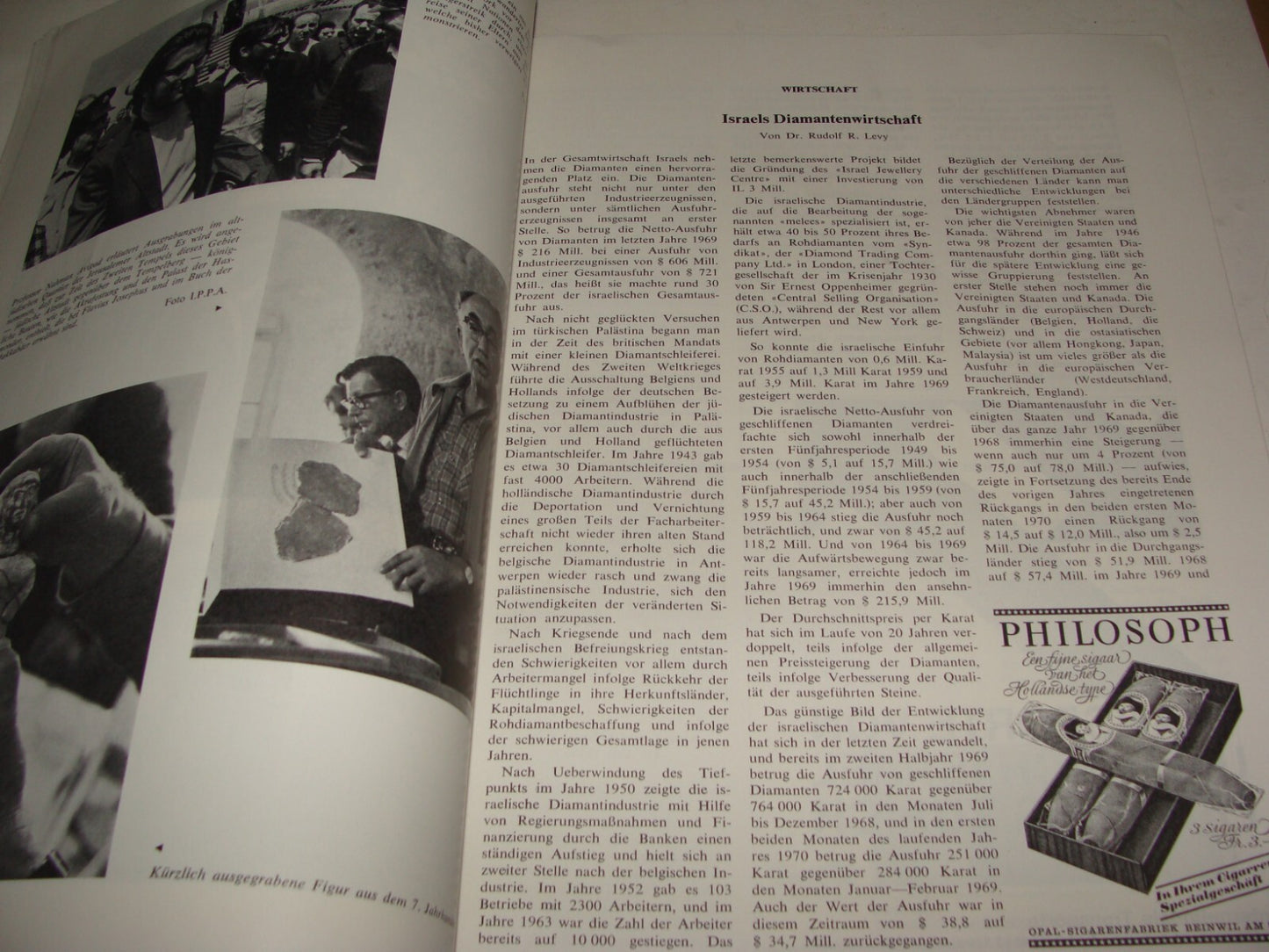 Magazine Jewish Judaica 1970 Switzerland Zurich NEW ISRAEL Zionist German