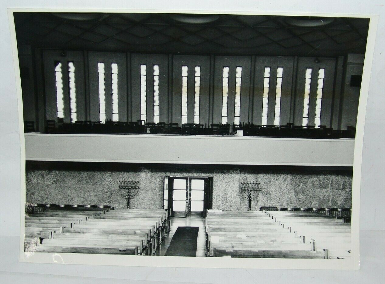 Photo Jewish Judaica Chile Santiago Magen David Temple Sephardi Synagogue big