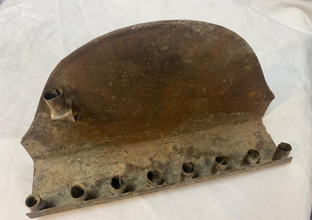Jewish Judaica Antique Folk Art Menorah Palestine Israel ? Middle East ?