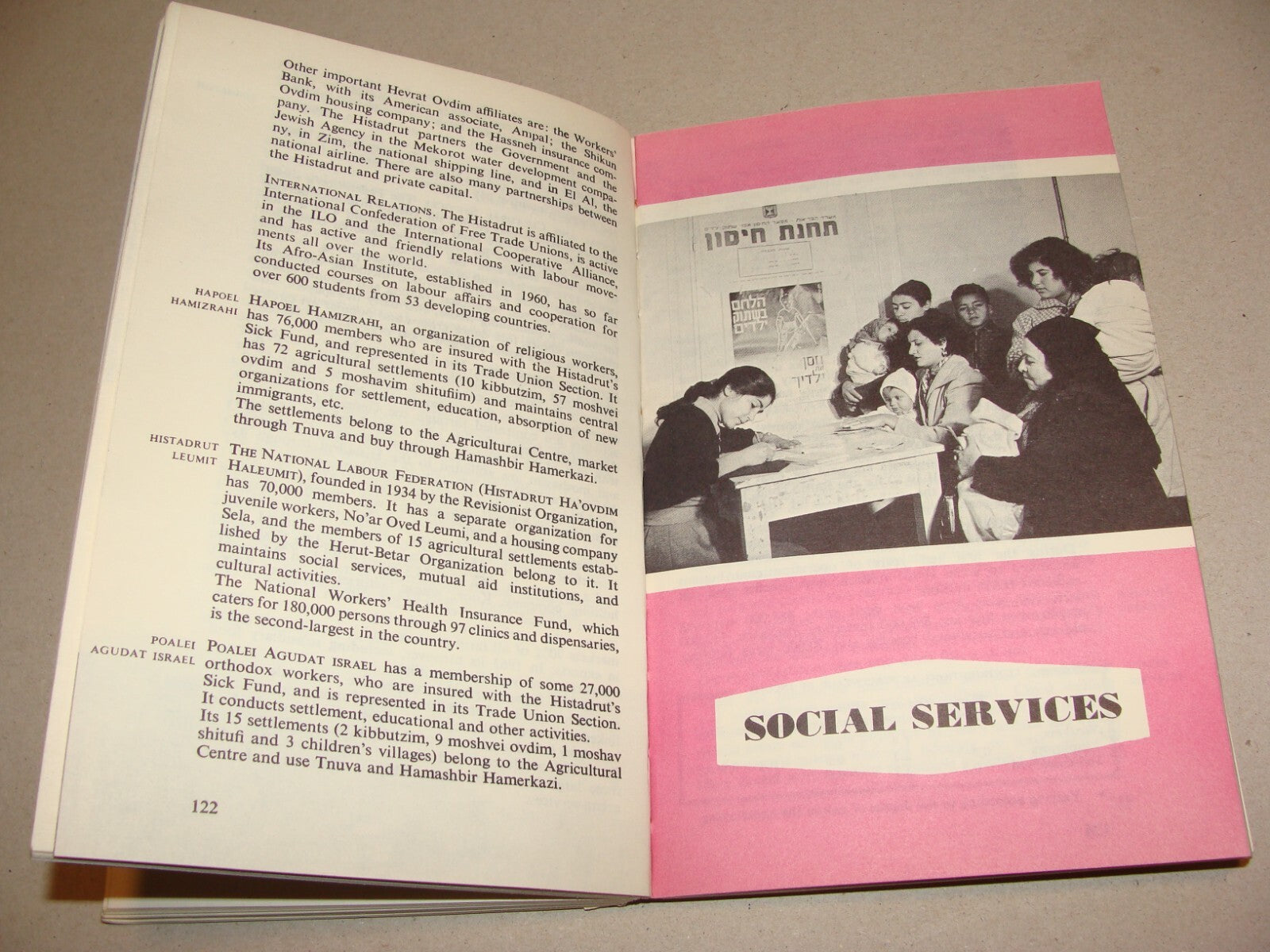 Book Jewish Judaica 1965 Israel Israeli Facts Guide Information History Map