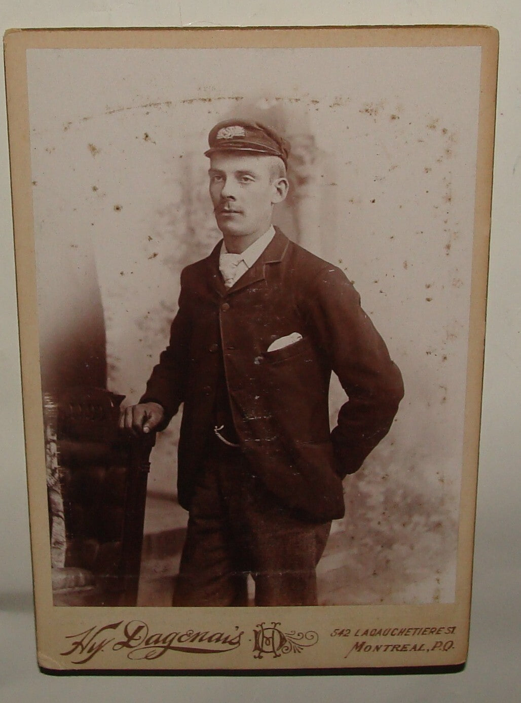 Photo Jewish Ad Judaica Antique Cabinet Canada Montreal