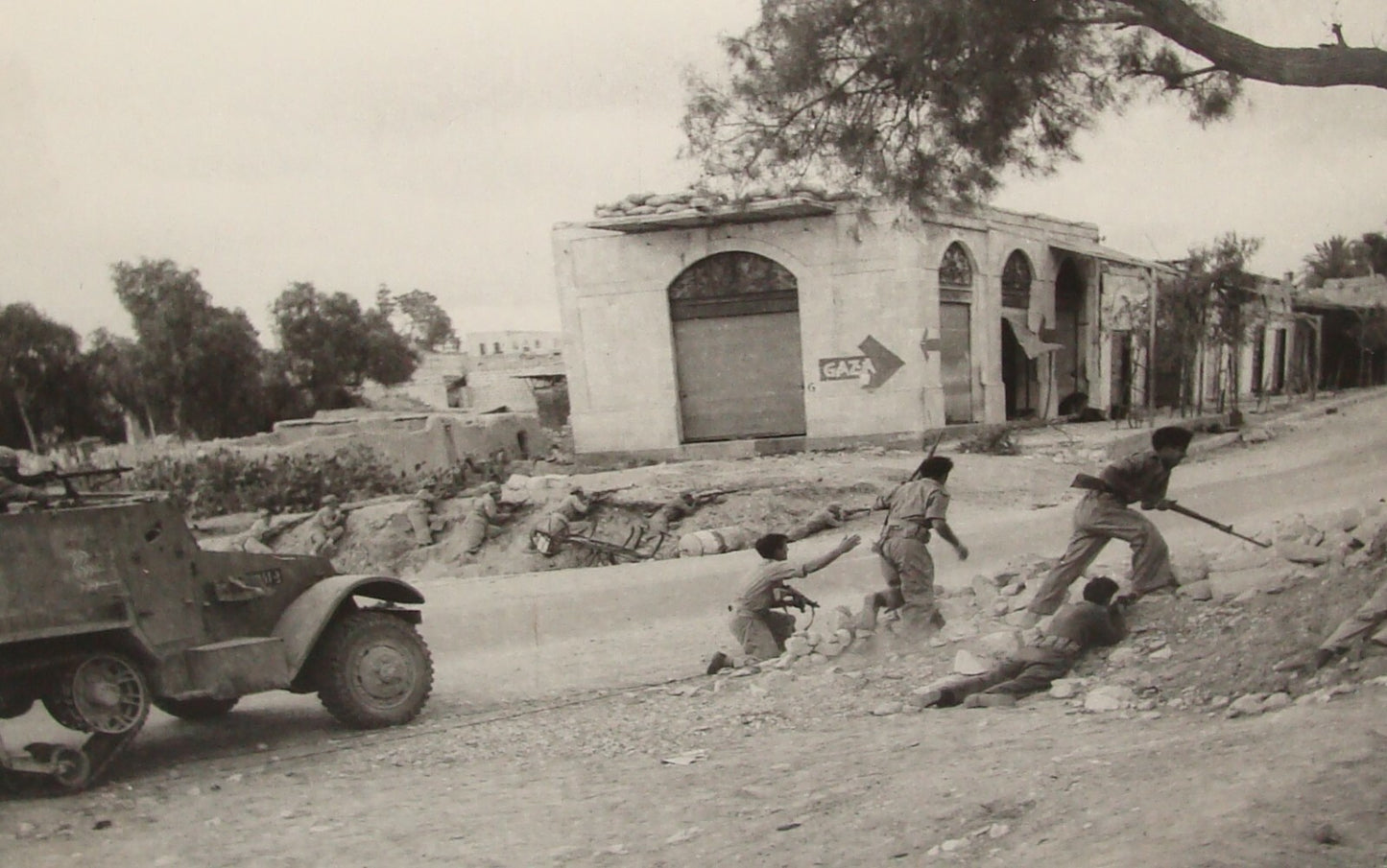 Photo Print Jewish Israel Army Israeli Military 1948 Independence War Beersheba