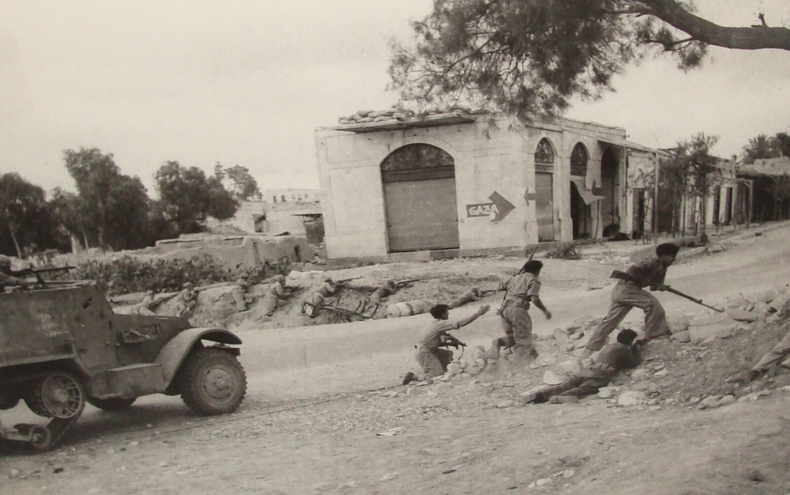 Photo Print Jewish Israel Army Israeli Military 1948 Independence War Beersheba