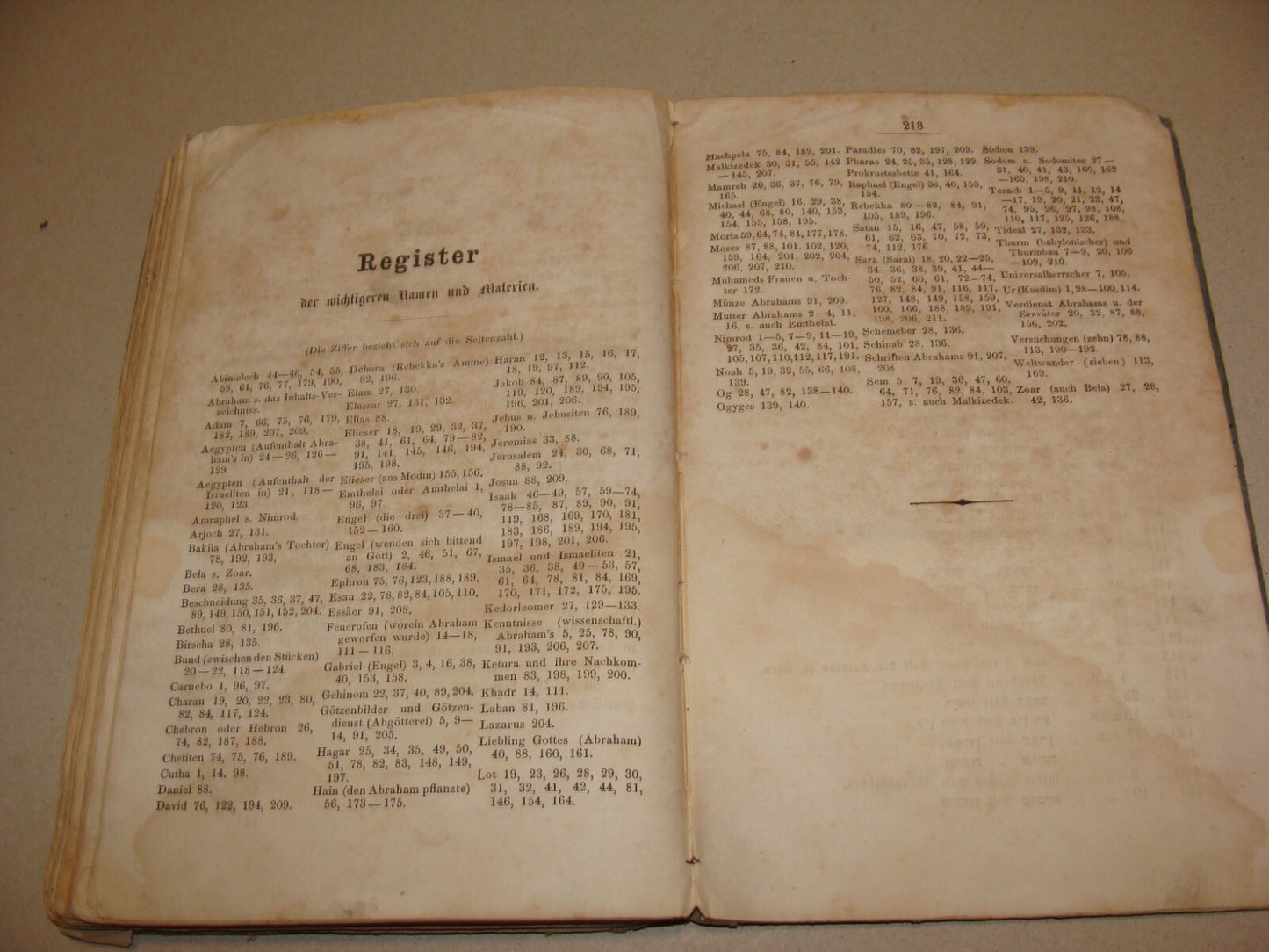 Germany Book Jewish Judaica 1859 German Leipzig Bible Biblical Abraham History