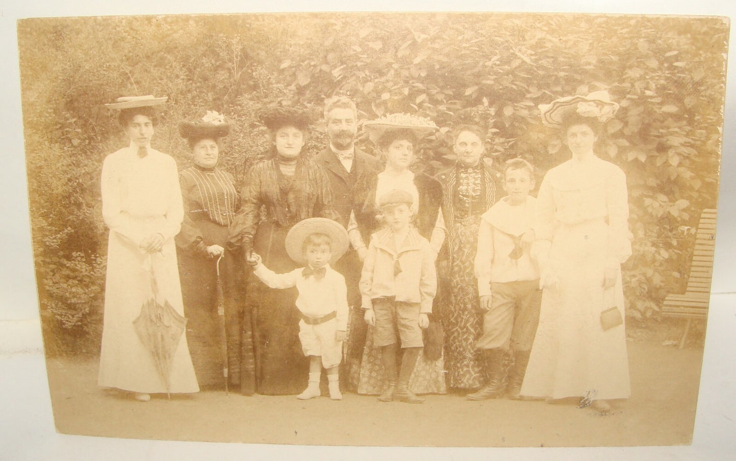 Germany Photo Jewish Card Judaica Antique German Postcard Family 1900s