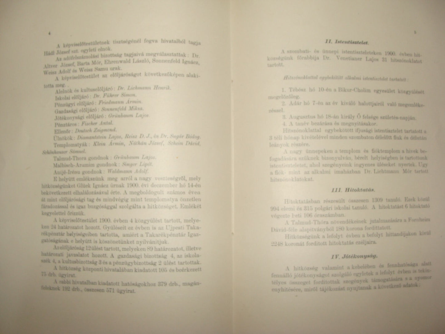 Jewish Judaica Antique 1899 Hungary Ujpest Budapest Jews Religious Community