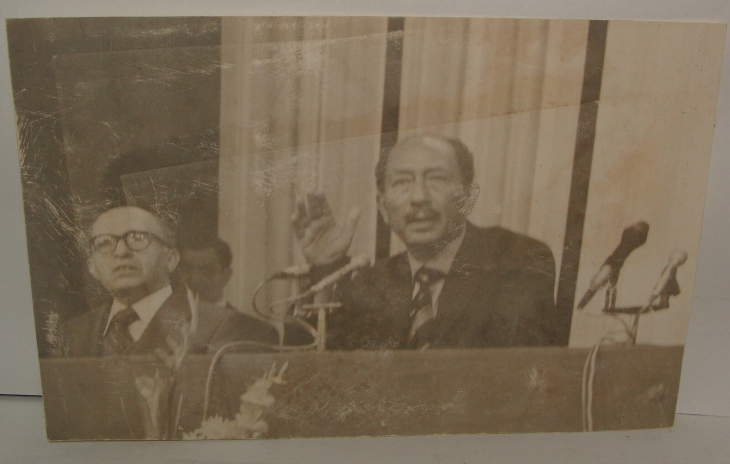 Pol Photo Jewish Ad Israel Israeli Prime Minister Menchem Begin Sadat 1979 Egypt