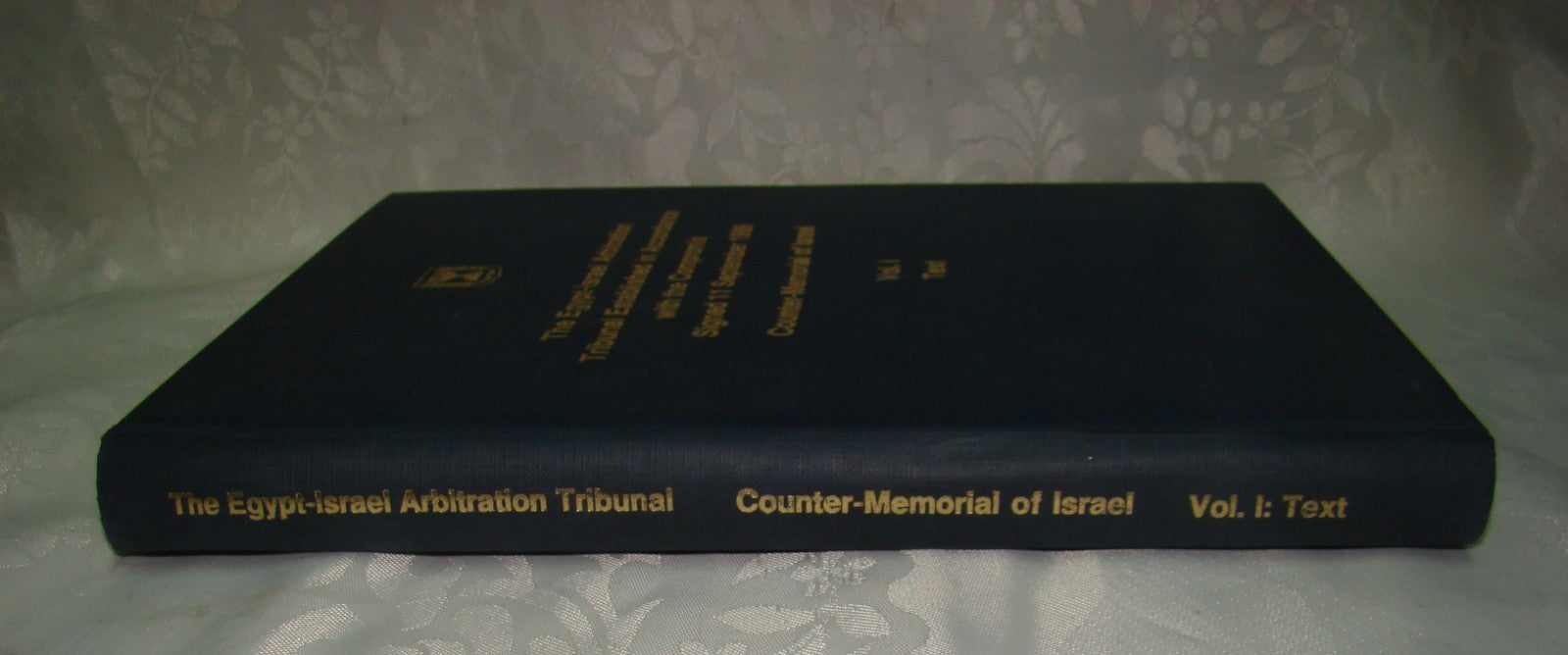 Egypt Israel 1986 Compromise 1986 Arbitration Tribunal Peace Book Palestine Map