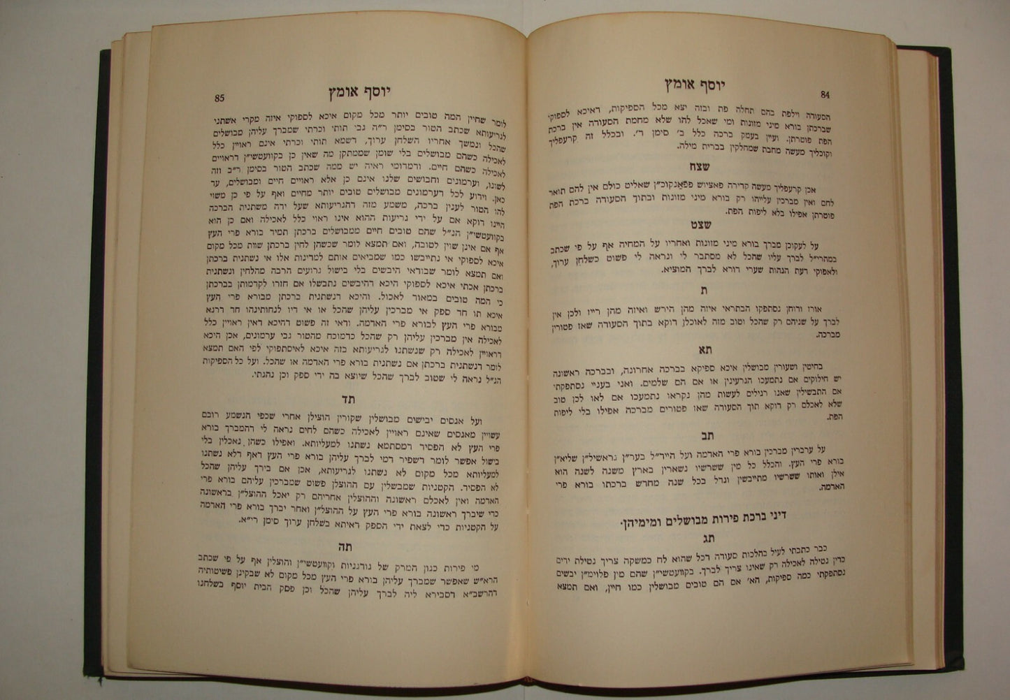 Germany Book Jewish Judaica 1928   Frankfurt יוסף אומץ Rabbi Neuerlingen Hebrew