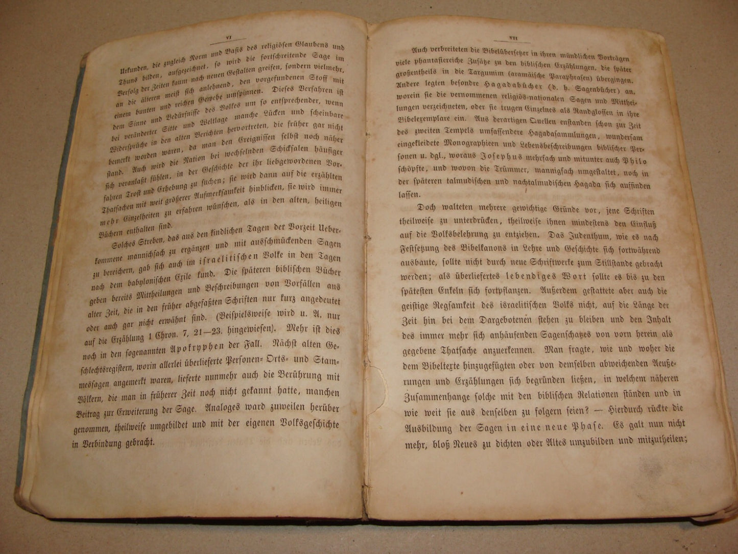 Germany Book Jewish Judaica 1859 German Leipzig Bible Biblical Abraham History