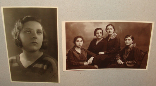 Photo Jewish Card Judaica 1927-31 Poland Bialystok Postcard Woman