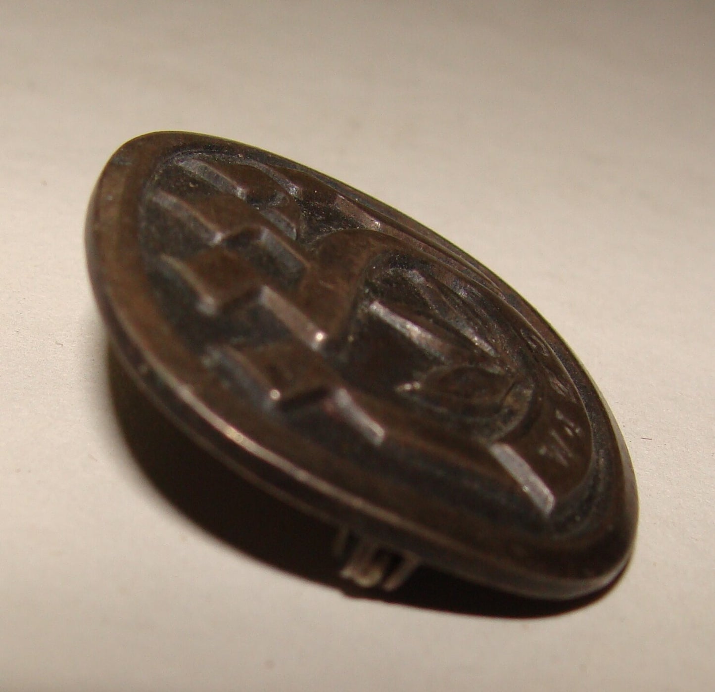 Jewish Judaica Palestine Israel Sterling Silver Pin WIZO Hebrew Zionist