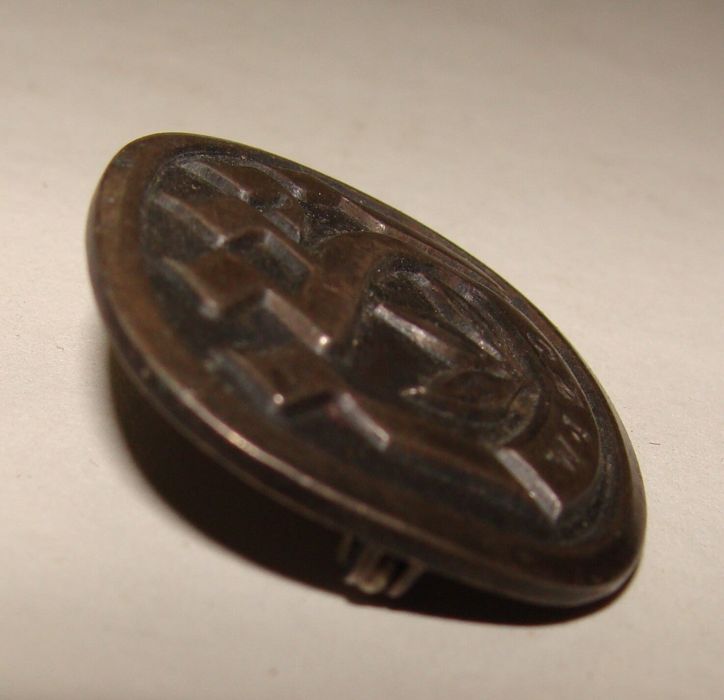 Jewish Judaica Palestine Israel Sterling Silver Pin WIZO Hebrew Zionist