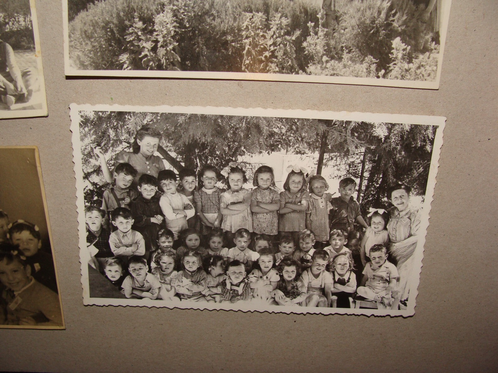 Photo Palestine Jewish 1940s Israel Jerusalem Kids Children Kindergarten x7