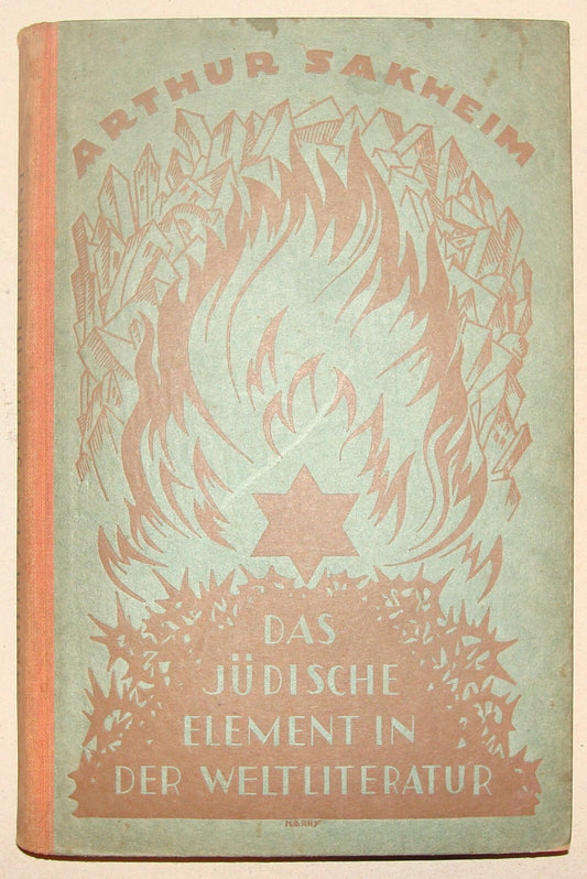 Germany Book Jewish Judaica 1924 German Hamburg Literature History