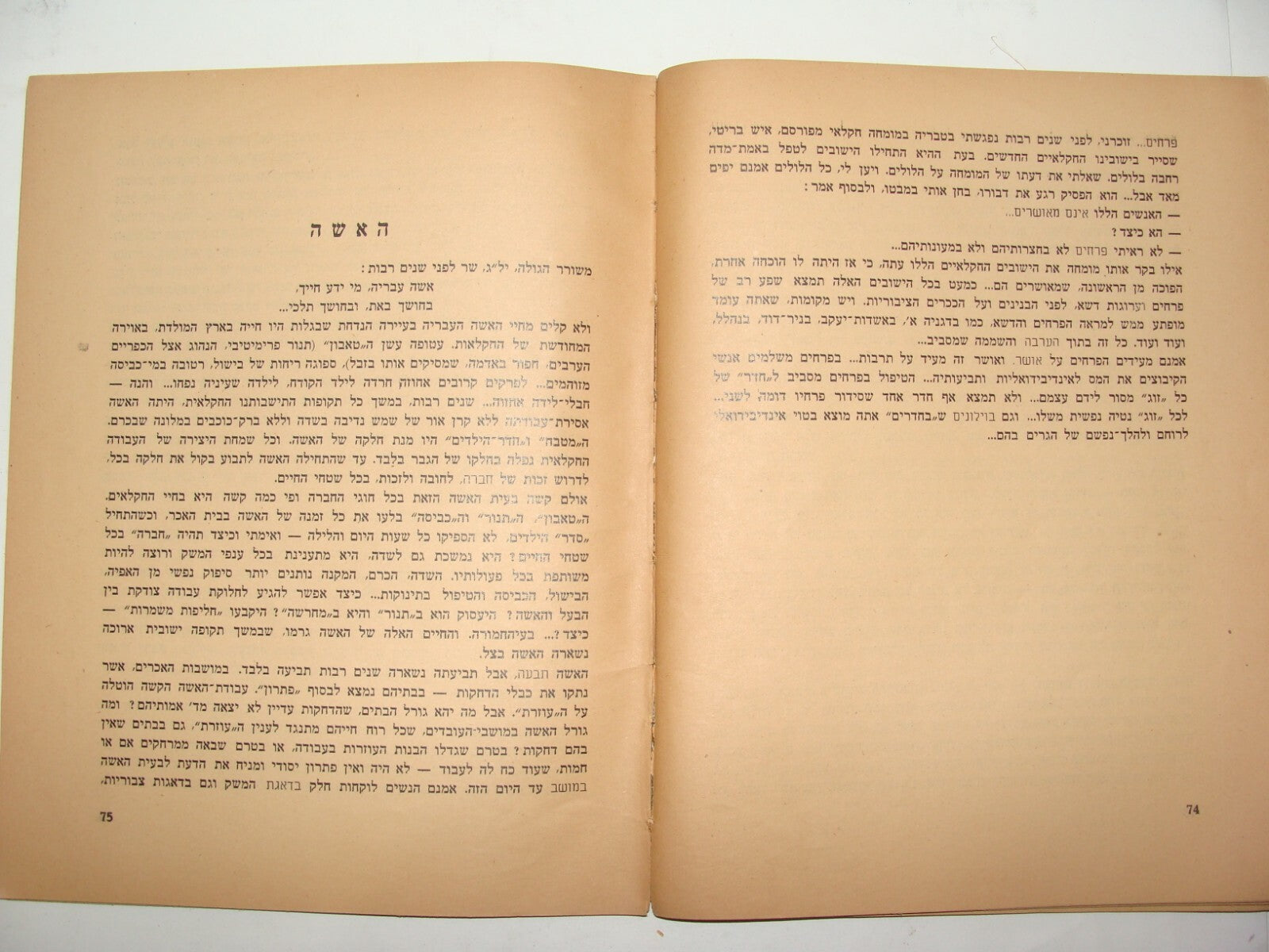 Booklet Palestine Jewish 1942 Israel Israeli Hebrew Zionist JNF KKL Agriculture