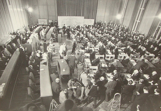 Germany Photo Jewish 1964   Frankfurt WWII Auschwitz Trial Opening Judaica