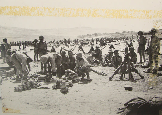 Photo Print Jabotinsky Trumpeldor WW1 Jewish Legion 1918 British Army