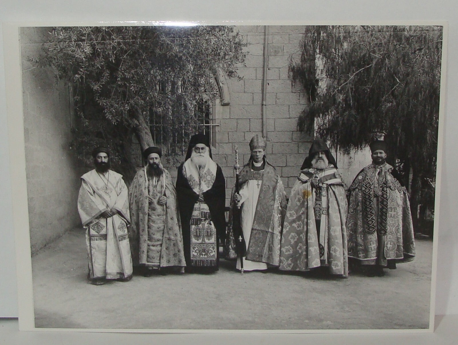 Photo Print Palestine Ad , Jerusalem Israel 1920s Christian Leaders Catholic