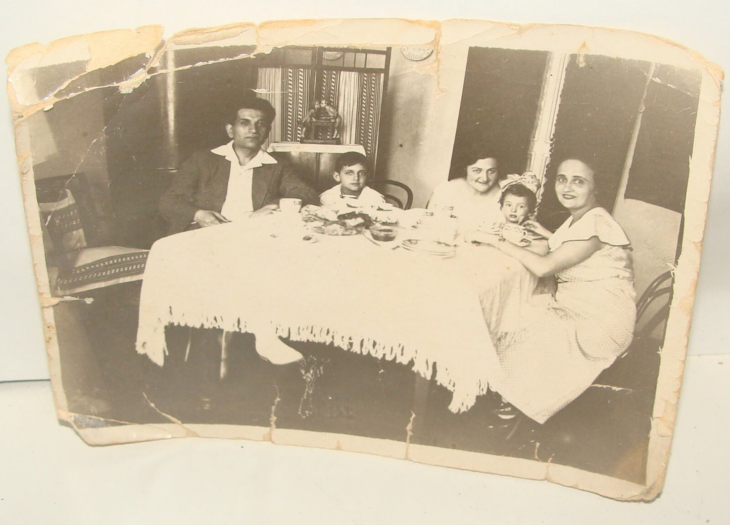 Photo Jewish Ad Judaica 1930 Russia Russian Family St Petersburg Leningrad