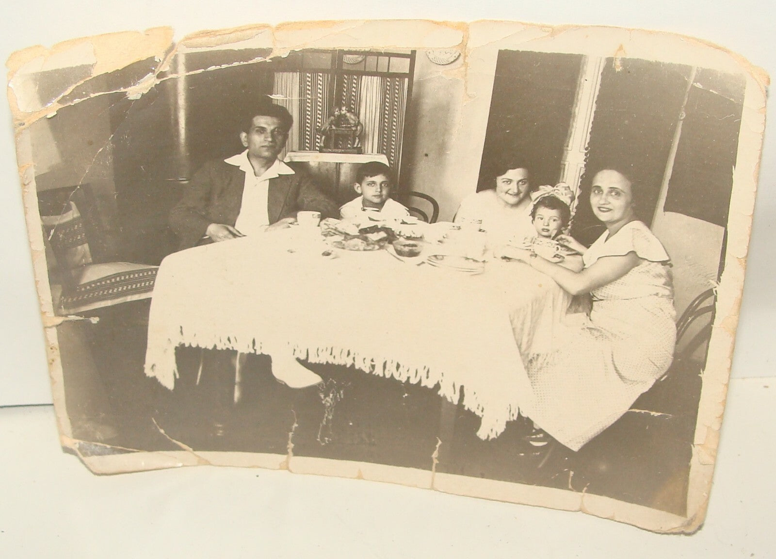 Photo Jewish Ad Judaica 1930 Russia Russian Family St Petersburg Leningrad