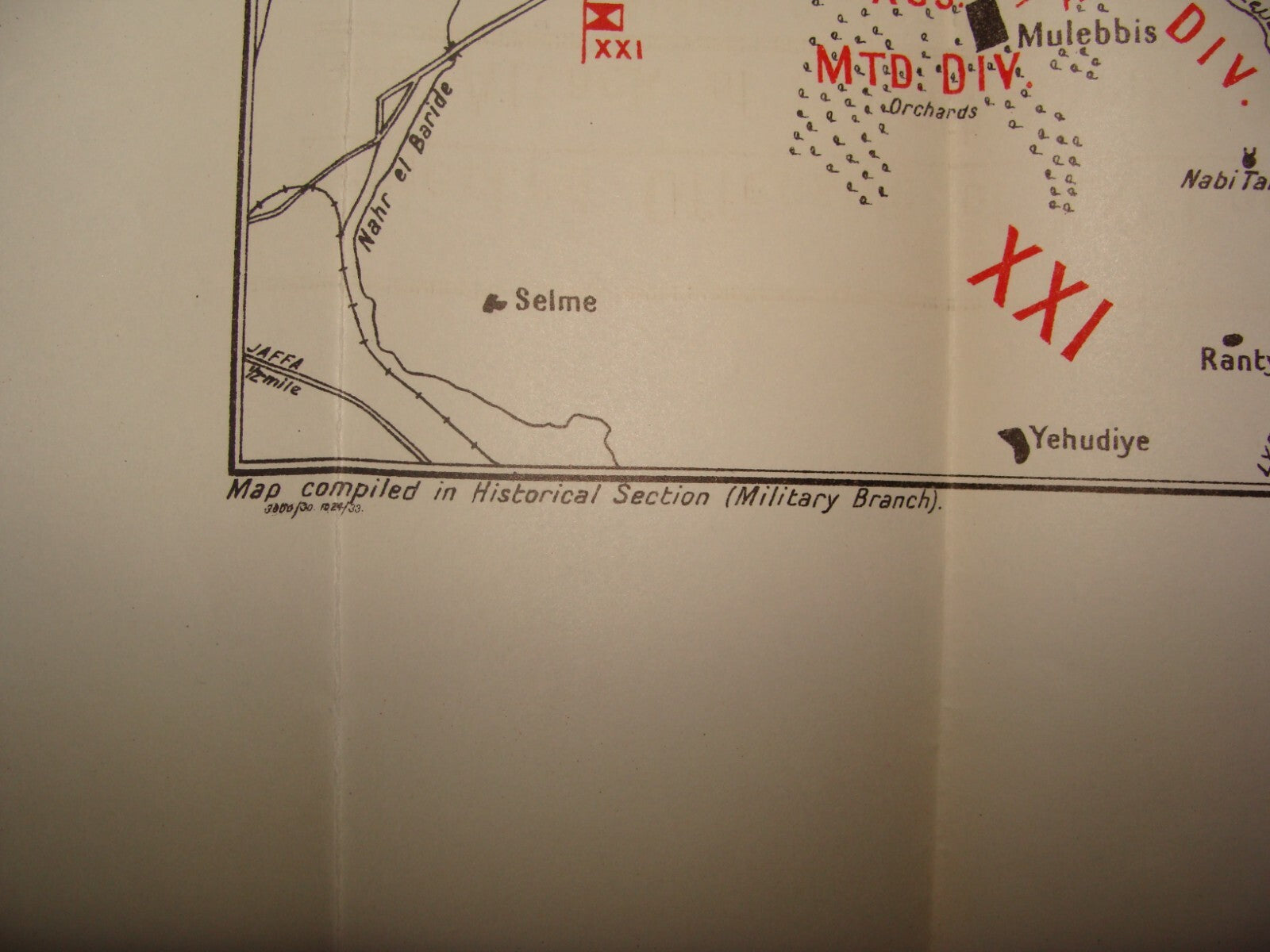 Palestine Israel Map Army Military WWI Turkish British Army Military BERUKIN