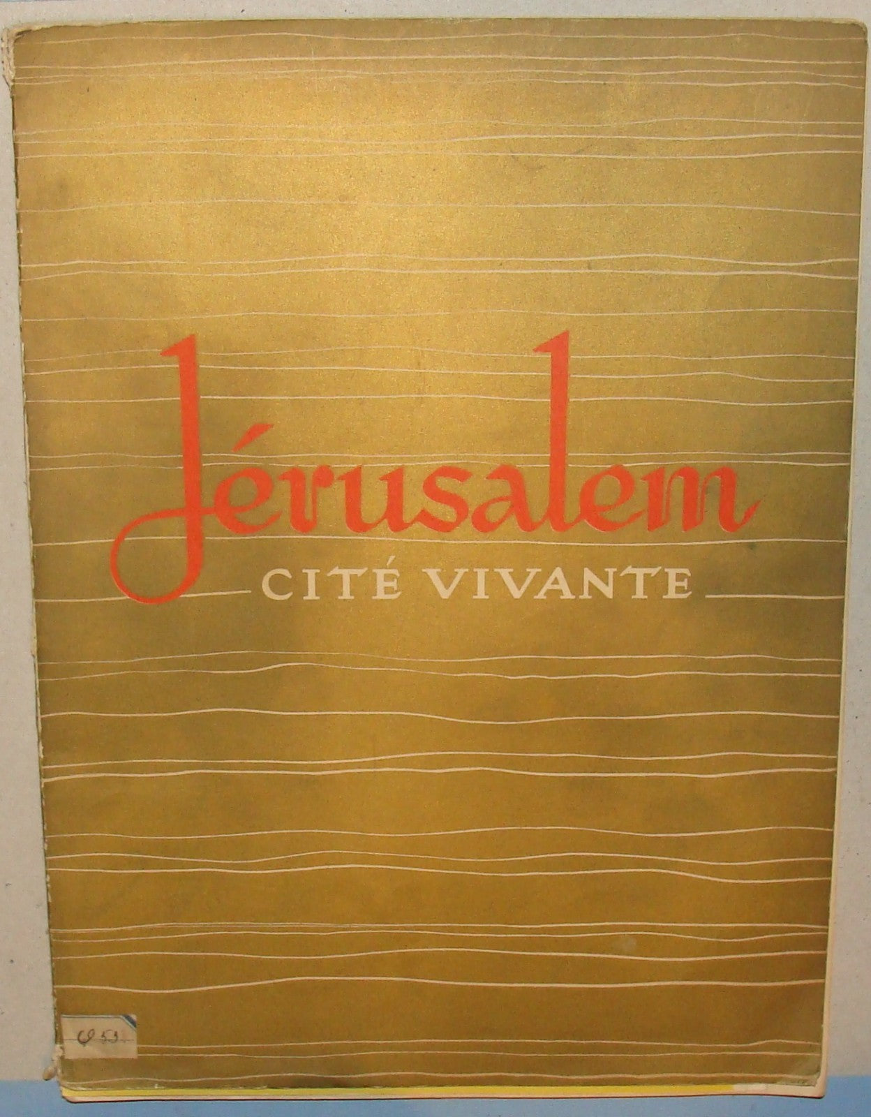 Book Jewish Judaica French JERUSALEM CITE VIVANTE Early Israel Photo Album 1950