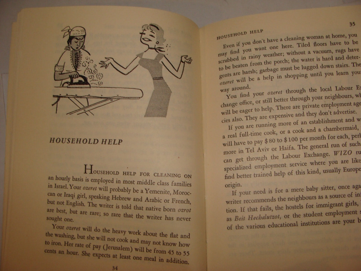 Book Jewish Judaica 1959 The Stranger Within Thy Gates Israel Guide Map English