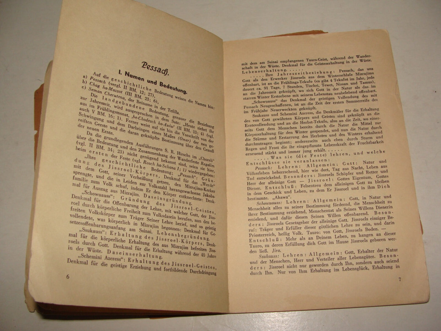 Germany Book Jewish Judaica 1936 Passover Pesach Zionist Youth Torah German