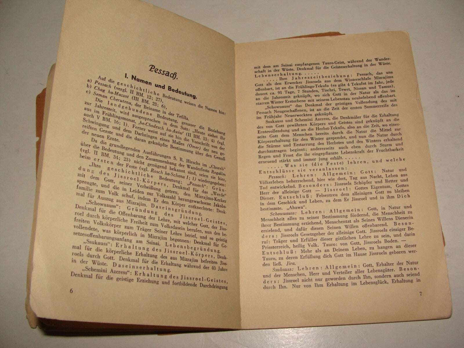 Germany Book Jewish Judaica 1936 Passover Pesach Zionist Youth Torah German