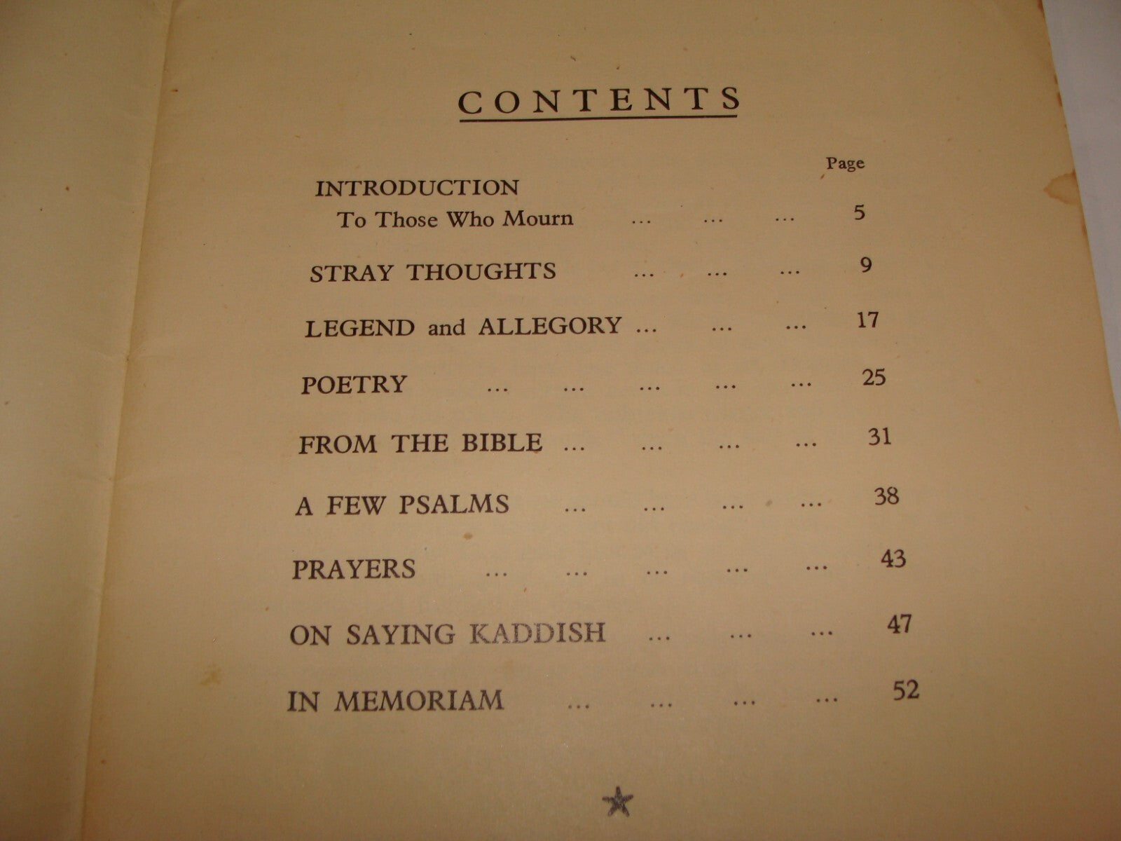 Book Jewish Judaica A Little of Comfort for People in Times of Sorrow